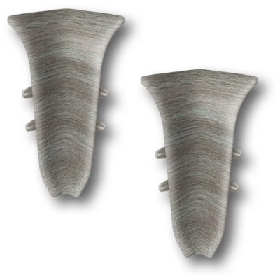 Угол внутренний для плинтуса "Идеал Классик" (55 ММ) 210 Дуб пепельный