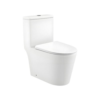 Унитаз-моноблок EvaGold EG407T безободковый круговой смыв, сиденье тонкое ДП