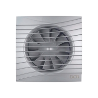 Вентилятор накладной SILENT D100 обр.клапан Gray metal DICITI (SILENT 4C gray metal)