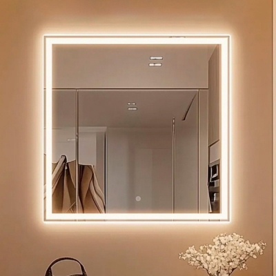 Зеркало ДАБЛ-Ю Гранд ЛАЙТ 80х80 c Led подсветкой