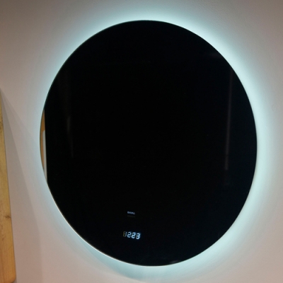 ЗЕРКАЛО Solo 600 со скрытой подсветкой, с часами ЗЕРКАЛО Solo 600 со скрытой подсветкой, с часами