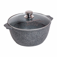 Кастрюля 6л АП "Premium" (grey),арт. 46901
