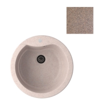 Мойка GranAlliance G-12 (d-485 мм) песочная с сифоном Мойка GranAlliance G-12 (d-485 мм) песочная с сифоном