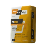 Песчано-цементная смесь М-150 NEW-MIX 25кг
