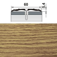 Профиль стыкоперекрывающий ПС 07. 1350. 084 дуб универсальный
