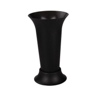 Ваза для цв. под срезку (D185мм,выс310мм)(чёрн)(уп12) М5144