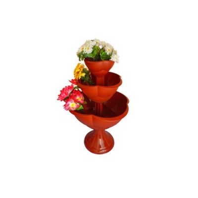 Кашпо 3-х ярусное Водопад (терракот) Бриг