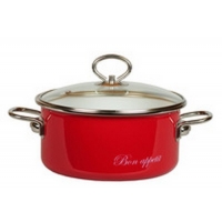 Кастрюля цил. 4л, Bon appetit арт.8SD205S