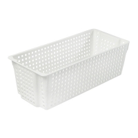 Корзинка "Лофт" 3,0л 297х130х96мм прямоугольная(белый) 450006 "Виолет"