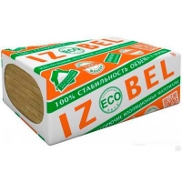 Минвата из Базальта" IZOBEL Л-25"(1200х600х50)8шт (0,288м3) компрессия 40% плотн.25кг/м3