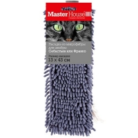 Насадка к швабре Себастьян, Франко (Серая) микрофибровая (шениль) 43х13 см (60300) Мастер Хаус Насадка к швабре Себастьян, Франко (Серая) микрофибровая (шениль) 43х13 см (60300) Мастер Хаус