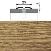 Профиль стыкоперекрывающий ПС 01.1350.084 дуб универсальн.