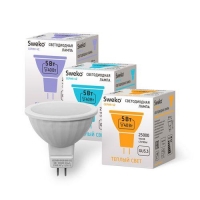Светодиодная лампа 42 серия 42LED-MR16-5W-230-4000K-GU5,3 (38400) Светодиодная лампа 42 серия 42LED-MR16-5W-230-4000K-GU5,3 (38400)