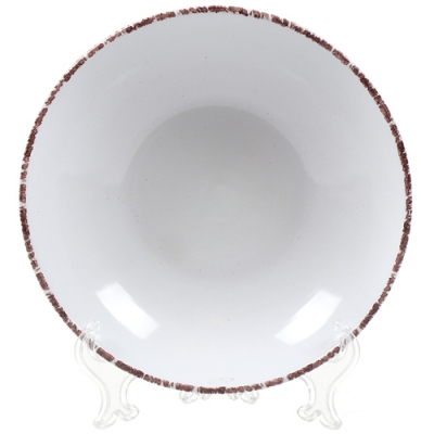 Тарелка суповая, керамика, 20 см, круглая, Энже, Daniks (365991)