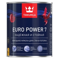 EURO POWER 7 С краска интерьерная стойкая к мытью 0,9 л.