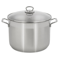 Кастрюля нерж. сталь 9,5л. София, стекл. крышка КАТЮША код.9920-950-0 Кастрюля нерж. сталь 9,5л. София, стекл. крышка КАТЮША код.9920-950-0