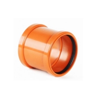 Муфта двухраструбная ПП 110 (наружн) 200012110 Политэк Муфта двухраструбная ПП 110 (наружн) 200012110 Политэк