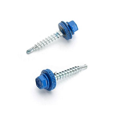 Саморезы кровельные 4,8 х 29 ультра-синие RAL 5002 (3500 шт) г.Калуга