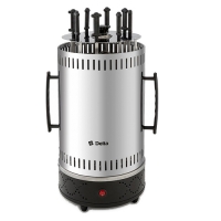 Шашлычница электрическая DELTA DL-6701: 1450Вт., 8 шампуров