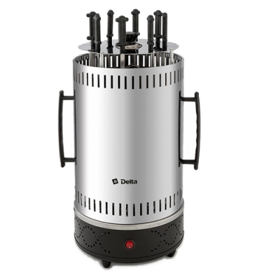 Шашлычница электрическая DELTA DL-6701: 1450Вт., 8 шампуров