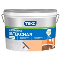 Шпатлевка латексная 16 кг. Профи ТЕКС