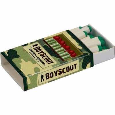 Спички Колумб 40мм, 20 шт не гаснут от ветра и влаги /40/20 61032 BOYSCOUT