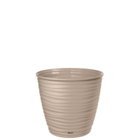 Горшок для цветов "Saffron" 1,5 л с поддоном (бежевый) 6101
