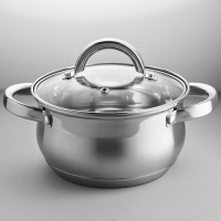 BE-143/2 Кастрюля из нерж стали со стеклянной крышкой (d=16; 1,9 л) (6)