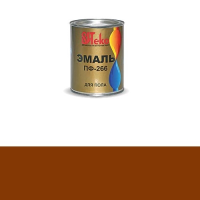 Эмаль ПФ-266 д/пола (Золотисто-коричневая 1,8 кг Витеко)