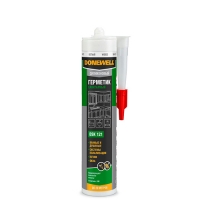 Герметик DoneWell силиконовый санитарный белый 260 мл. DSK-121