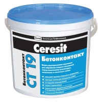 Грунтовка Ceresit СТ 19/15 бетонконтакт 15кг зима Грунтовка Ceresit СТ 19/15 бетонконтакт 15кг зима