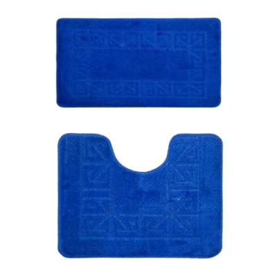 Комплект ковриков для в/к BANYOLIN CLASSIC из 2 шт 60х100/55х45см (синий) Комплект ковриков для в/к BANYOLIN CLASSIC из 2 шт 60х100/55х45см (синий)