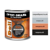 МОЛОТКОВАЯ грунт-эмаль по ржавчине (0,75 л.) черный Рогнеда (20409) МОЛОТКОВАЯ грунт-эмаль по ржавчине (0,75 л.) черный Рогнеда (20409)