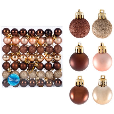 Набор шаров "Торжество" (49шт) цвет медный арт.007481 Набор шаров "Торжество" (49шт) цвет медный арт.007481