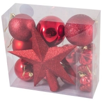 Набор Шары + звезда SYCB17-516, 18 шт/набор 8 см, 7 см, 6 см, 4 см, звезда 21 см арт.003371 Набор Шары + звезда SYCB17-516, 18 шт/набор 8 см, 7 см, 6 см, 4 см, звезда 21 см арт.003371