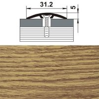 Профиль стыкоперекрывающий ПС 04-2. 900.084 дуб универсальный Профиль стыкоперекрывающий ПС 04-2. 900.084 дуб универсальный