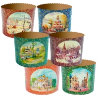 Набор Бумажные формы для кулича 4шт. 90х90 hk47445