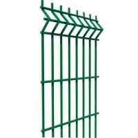 Панель сварная 3D, d3.5, ячейка 55х200мм 1940х2500мм RAL6005 (зеленый мох) Панель сварная 3D, d3.5, ячейка 55х200мм 1940х2500мм RAL6005 (зеленый мох)