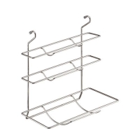 Полка для рулонов (327х165х358 мм) хром (кр8) MX-065