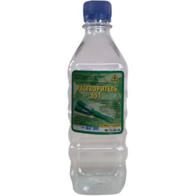 Растворитель 651 (0,5) пэт/б (20) Растворитель 651 (0,5) пэт/б (20)