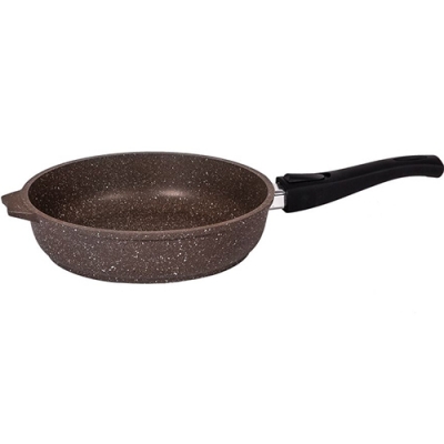 Сковорода 30см АП Гранит brown со съемной ручкой арт.030806