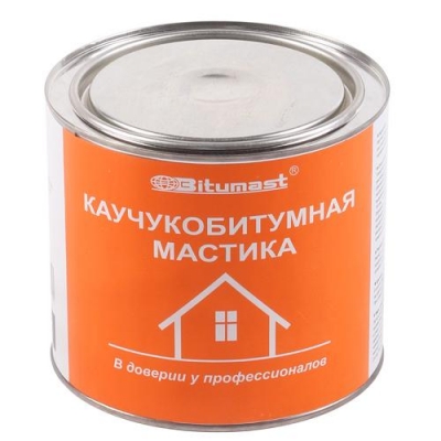BITUMAST Мастика каучукобитумная 2л(до-5С) BITUMAST Мастика каучукобитумная 2л(до-5С)