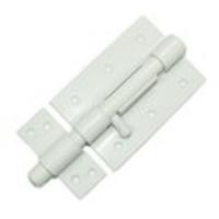 Засов дверной ЗД-100 (белый) ДОМАРТ Засов дверной ЗД-100 (белый) ДОМАРТ