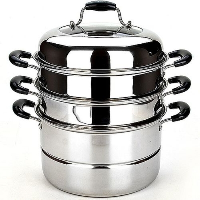 3441 Мантоварка(5пр) МВ (32см) мет/кр (х2) "MAYER & BOCH"