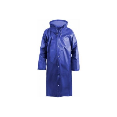 Дождевик синий EVA с капюшоном (на кнопках) Komfi/50 EVA005В