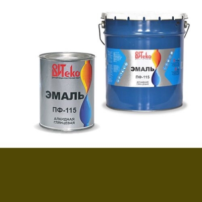 Эмаль ПФ-115 (Хаки 1.8 кг Витеко)