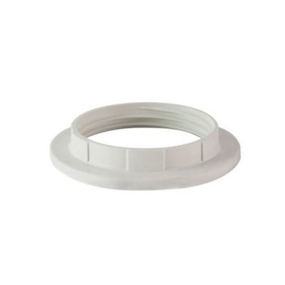 Кольцо для патрона Е14, термостойкий пластик, белый, TDM (SQ0335-0163)