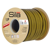 SILA Home D 40, уплотнитель самоклеящейся, черный 14*12мм