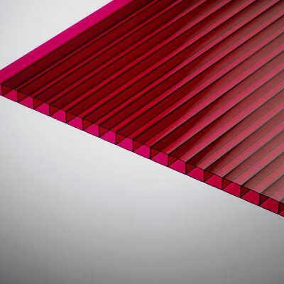 Сотовый поликарбонат ULTRAMARIN 6 мм, Гранат 6м