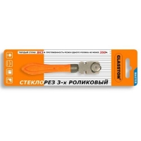 Стеклорез 3-х роликовый пласт. ручкаДОМАРТ Стеклорез 3-х роликовый пласт. ручкаДОМАРТ